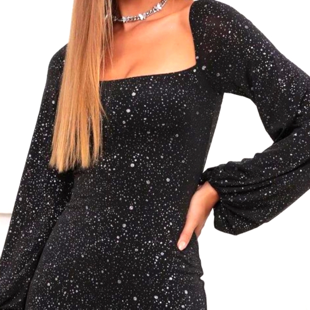 LUCY IN THE SKY MINI DRESS BNWOT - Picture 2 of 9